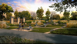 精品文化主題公園景觀su模型