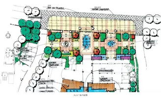 經典入口景觀設計平面圖解析 構筑第一印象的藝術