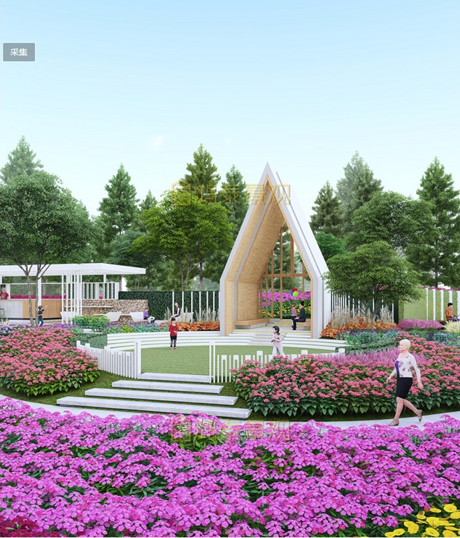 現(xiàn)代小游園花鏡與景觀設(shè)計的融合 以SU模型為媒介的實踐探索